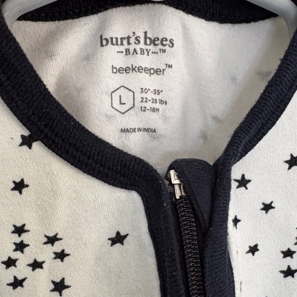 Burt's Bees Baby Sleep Sack LOT-2, Size Large 12-18M Organic Cotton Beekeeper - Picture 5 of 6